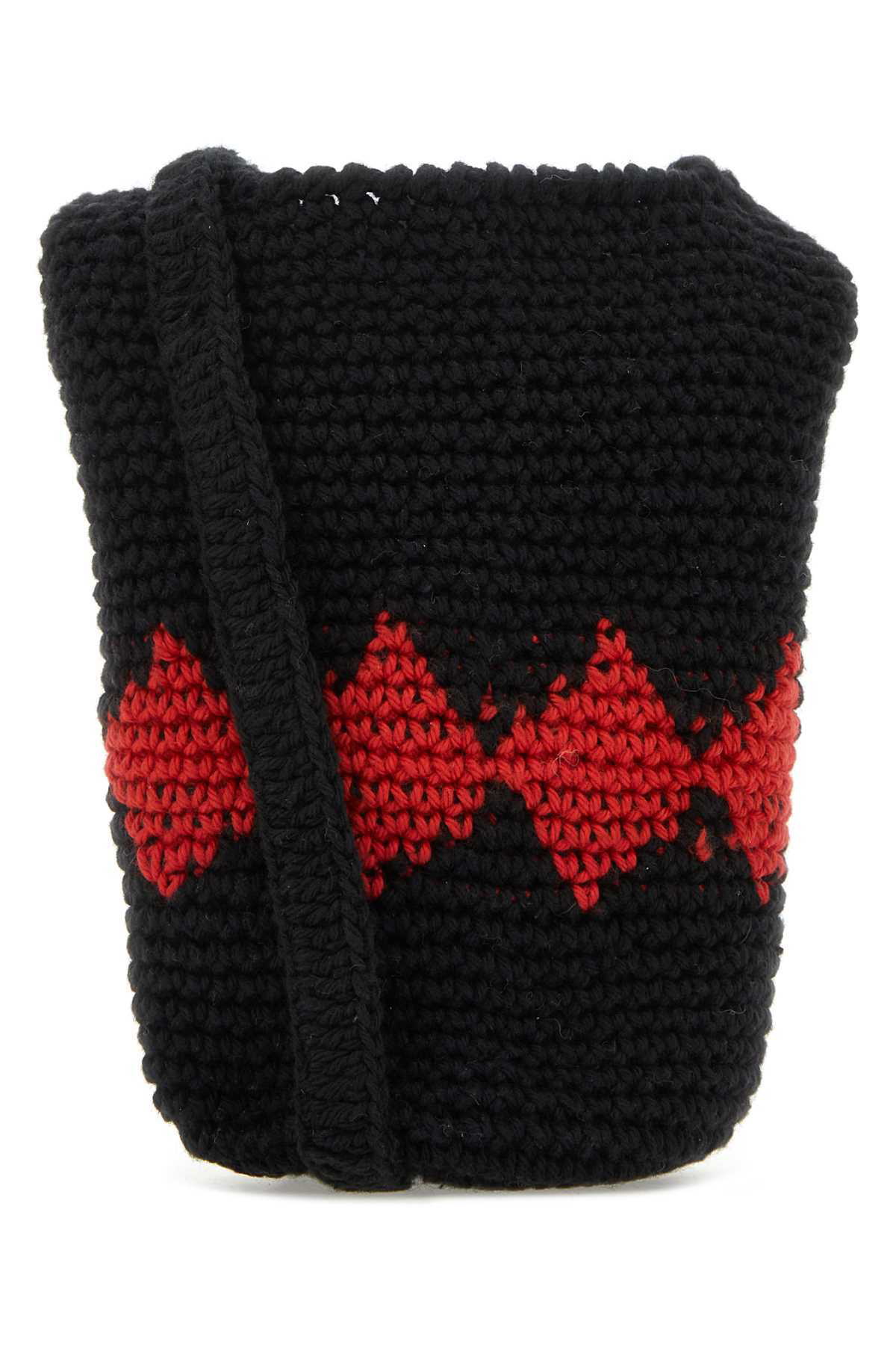 ショルダーバッグ gimaguas Black crochet Fisherman shoulder bag GIMAGUAS Black Crochet Fisherman Shoulder Bag for Men | Lyst