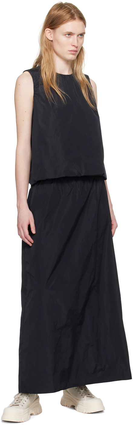 Sofie D'Hoore Navy Long Pencil Maxi Skirt