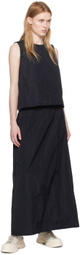 Sofie D'Hoore Navy Long Pencil Maxi Skirt