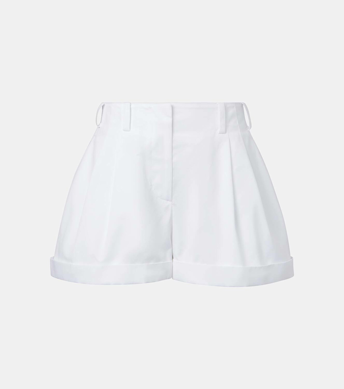 Givenchy Pleated cotton poplin shorts