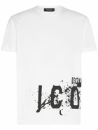 DSQUARED2 - Icon Splash Printed Cotton T-shirt