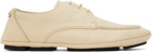 Dolce&Gabbana Off-White Lace-Up Formale Derbys