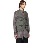 Engineered Garments Green Game Vest