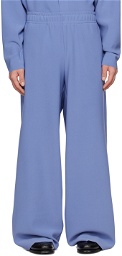 Birrot Blue Drawstring Lounge Pants