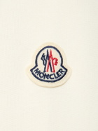 MONCLER - Logo Patch Cotton Crewneck Sweatshirt
