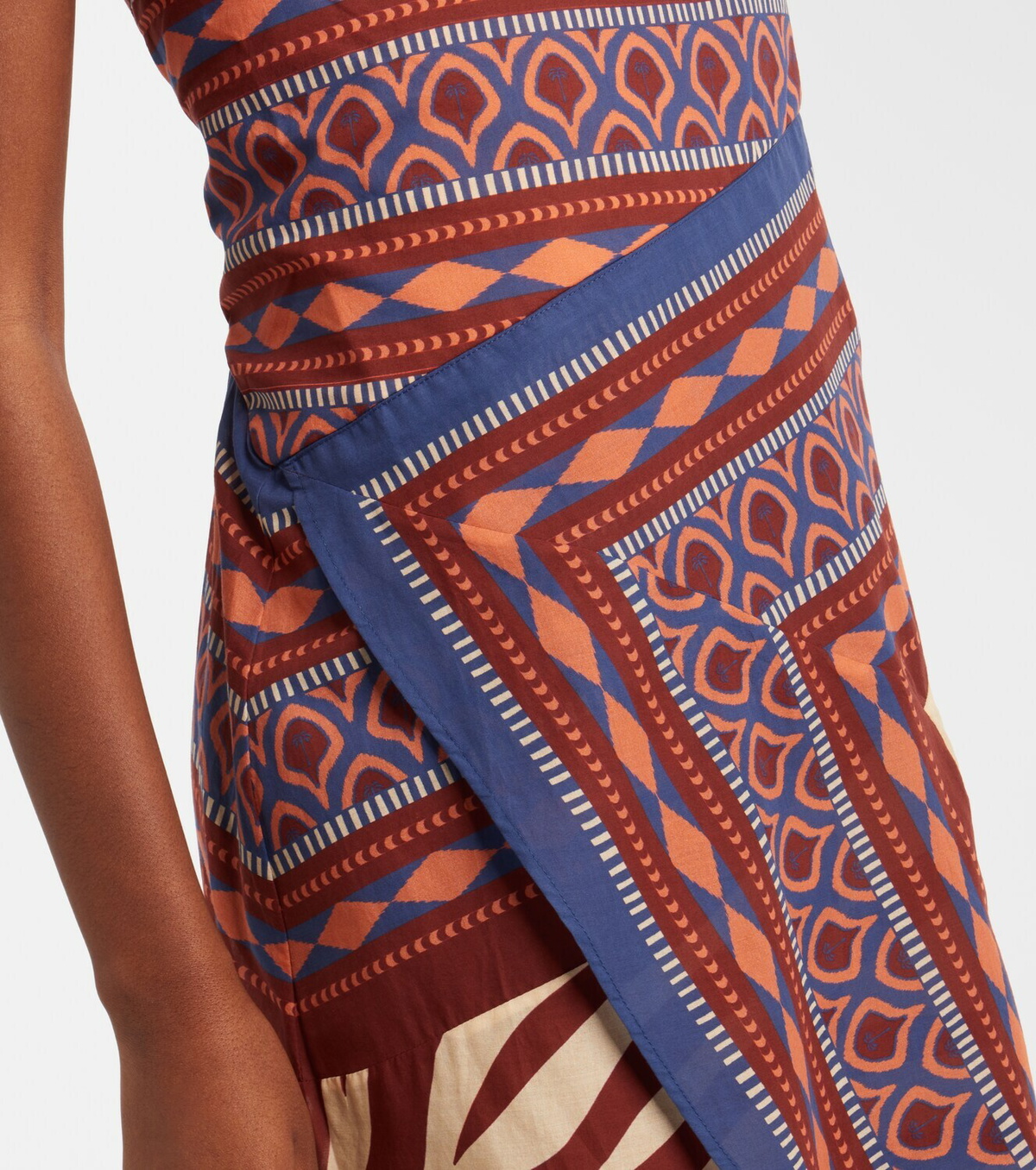 Johanna Ortiz Printed wrap dress