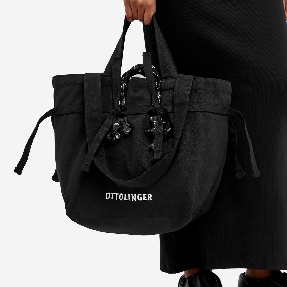 男女兼用 Women's Ottolinger Denim Ottolinger Black in Tote バッグ