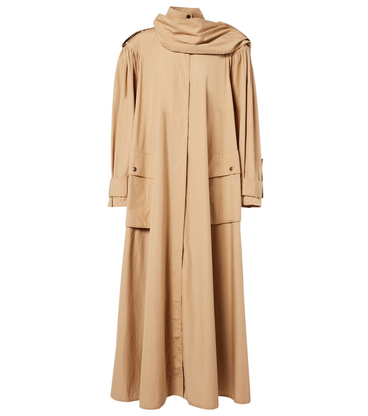 Photo: Chloé Scarf-detail cotton coat