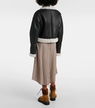 Loewe Shearling-lined leather jacket