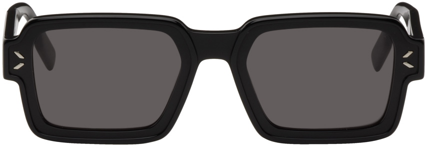 MCQ Black Rectangular Sunglasses