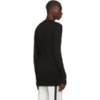 Rick Owens Black Double Long Sleeve T-Shirt