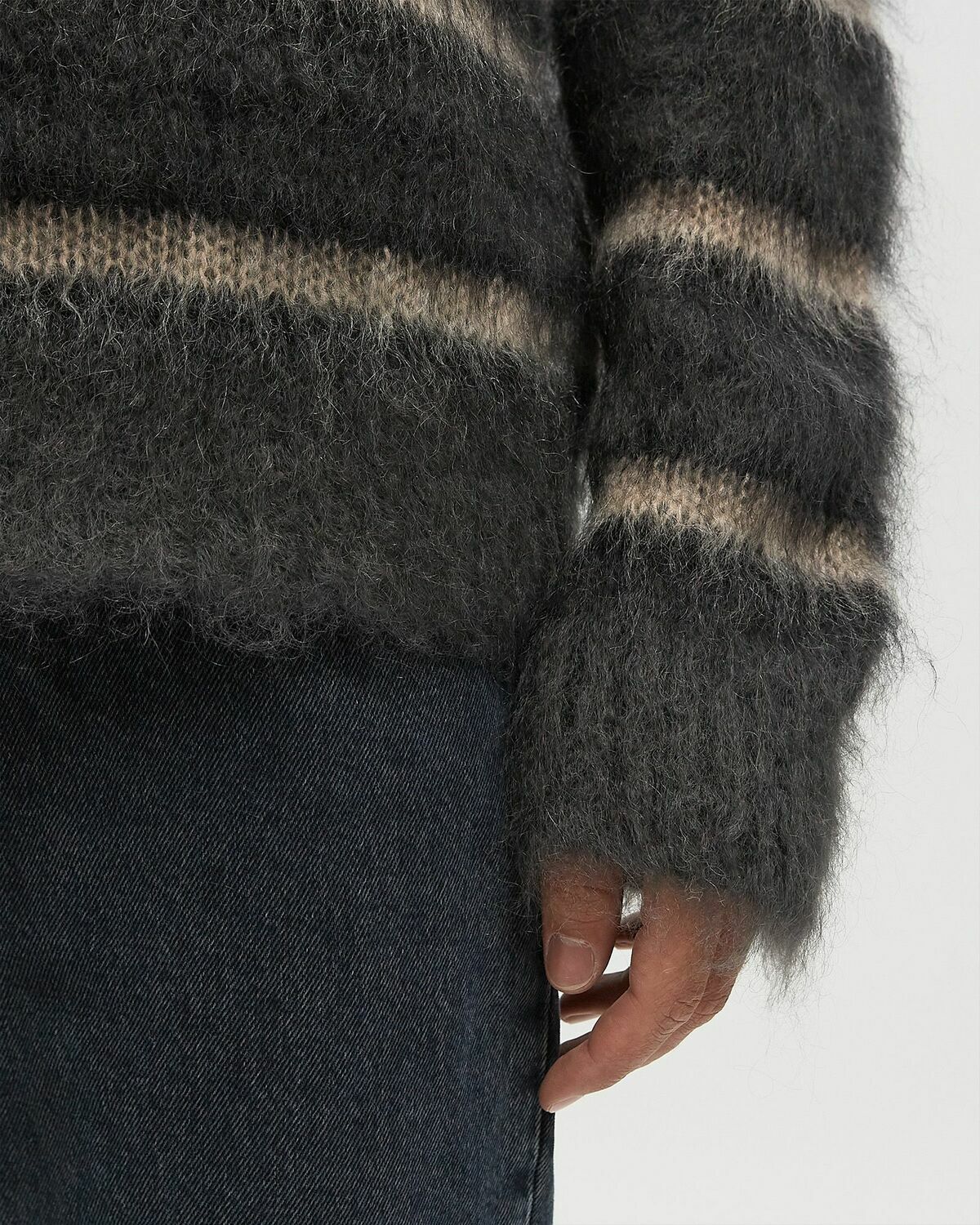 Marni ROUNDNECK SWEATER Grey Mens Pullover