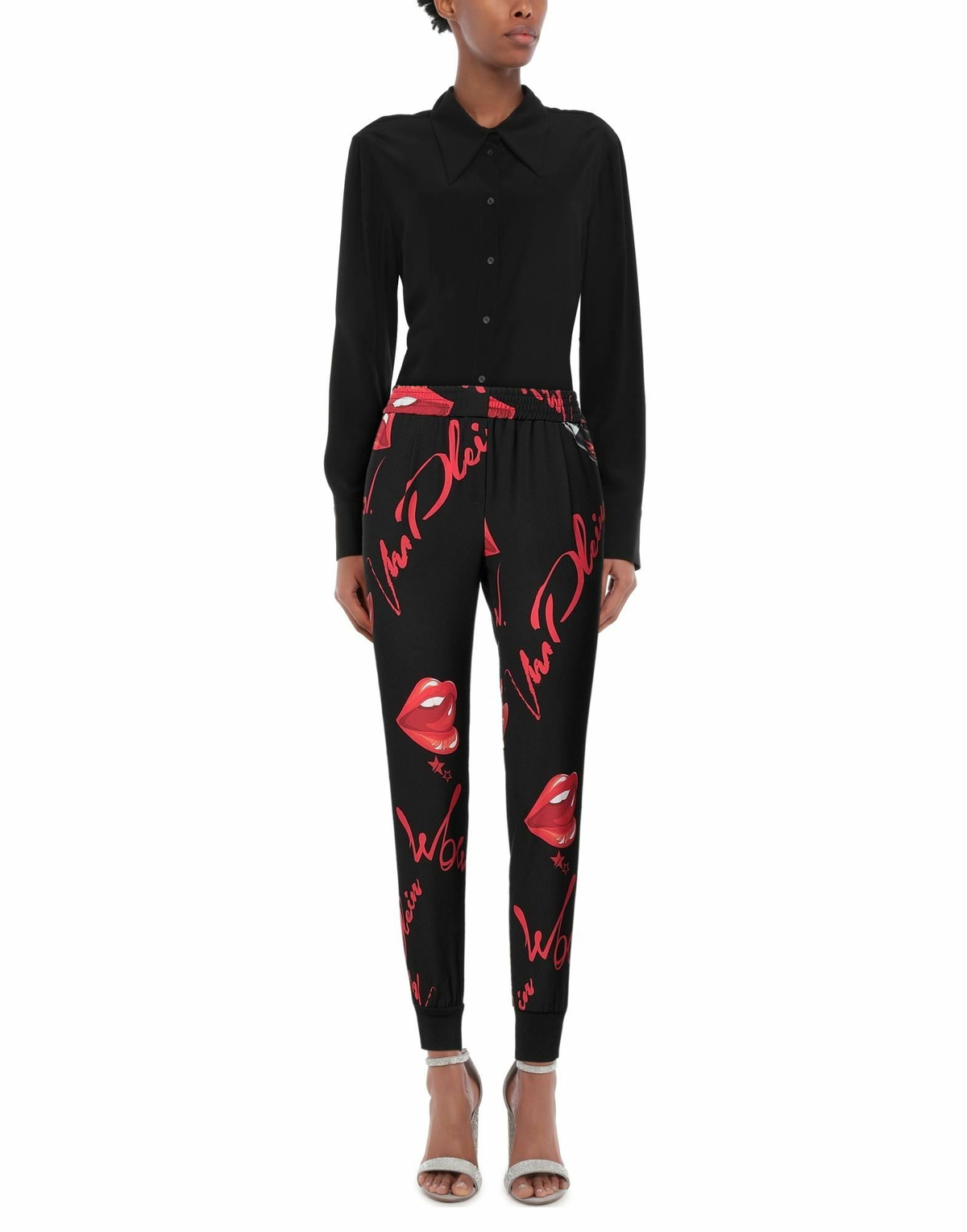 Philipp Plein Womens Pants in Black