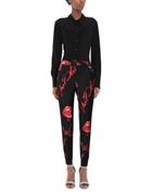 Philipp Plein Womens Pants in Black