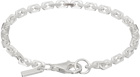 Hatton Labs Silver Anchor Chain Bracelet