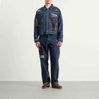 Patta Men's Whole Lotta Labels Denim Jacket in Blue