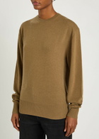 Toteme Classic Crew-neck Cashmere Jumper Khaki