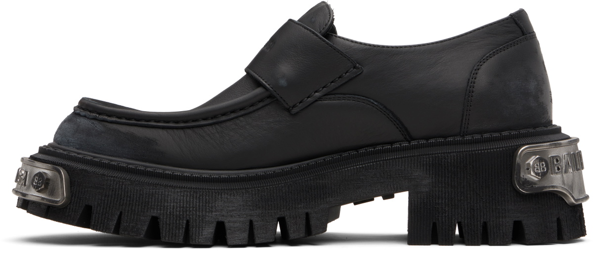 Balenciaga Black Tractor Loafers