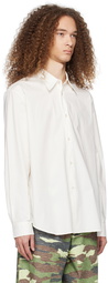 Acne Studios White Button-Up Shirt