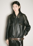 Prada Leather Blouson Jacket