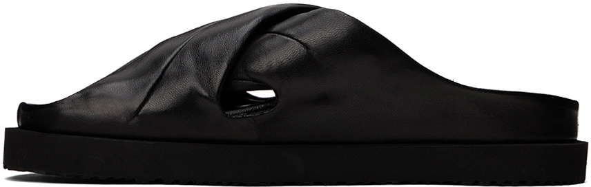 Officine Creative Black Chora 004 Sandals