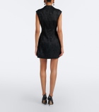 Veronica Beard Haworth floral jacquard minidress