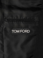 TOM FORD - Atticus Slim-Fit Metallic Gabardine Tuxedo Jacket - Black