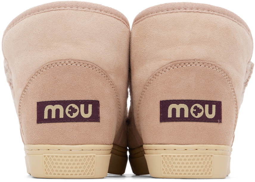 Mou Pink Suede Boots