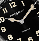 Montblanc - 1858 Geosphere Limited Edition Automatic 40mm Stainless Steel and Nubuck Watch - Black