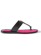 TOM FORD - Brighton Embellished Leather Sandals - Black