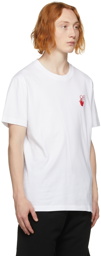 Off-White White & Red Starred Arrow T-Shirt