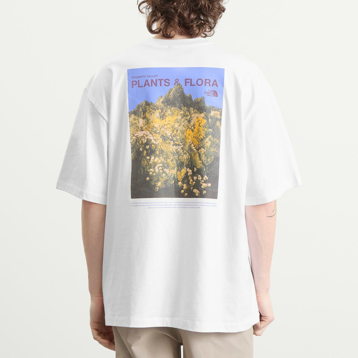 The North Face Men's Plant & Flora Oversized T-Shirt in Tnf White