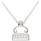 Dear Letterman Silver Bariz Pendant Necklace