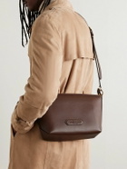 TOM FORD - Logo-Debossed Leather Messenger Bag