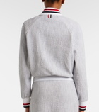 Thom Browne Cotton-blend bomber jacket