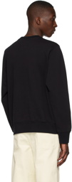 Casablanca Black Soleil Levant Patch Sweatshirt
