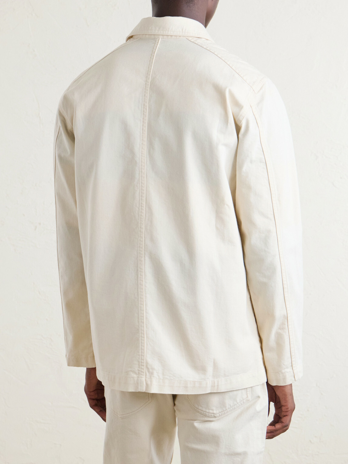 Drake's - Denim Overshirt - Neutrals