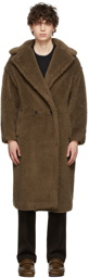 Max Mara Taupe Teddy Bear Icon Coat