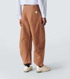 JW Anderson Twisted Seam cotton barrel-leg pants