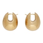 Bottega Veneta Gold Oversized Egg Earrings
