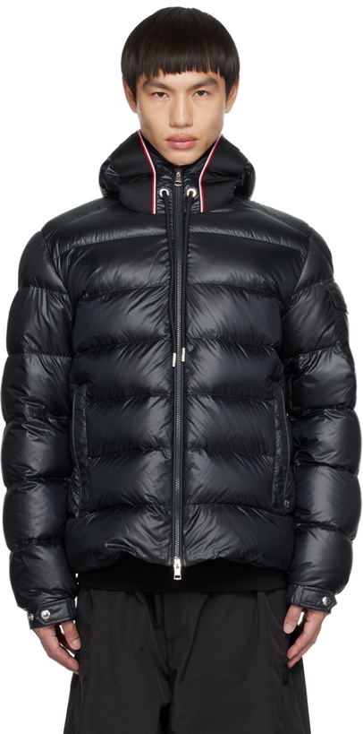Photo: Moncler Navy Quilted Down Jacket