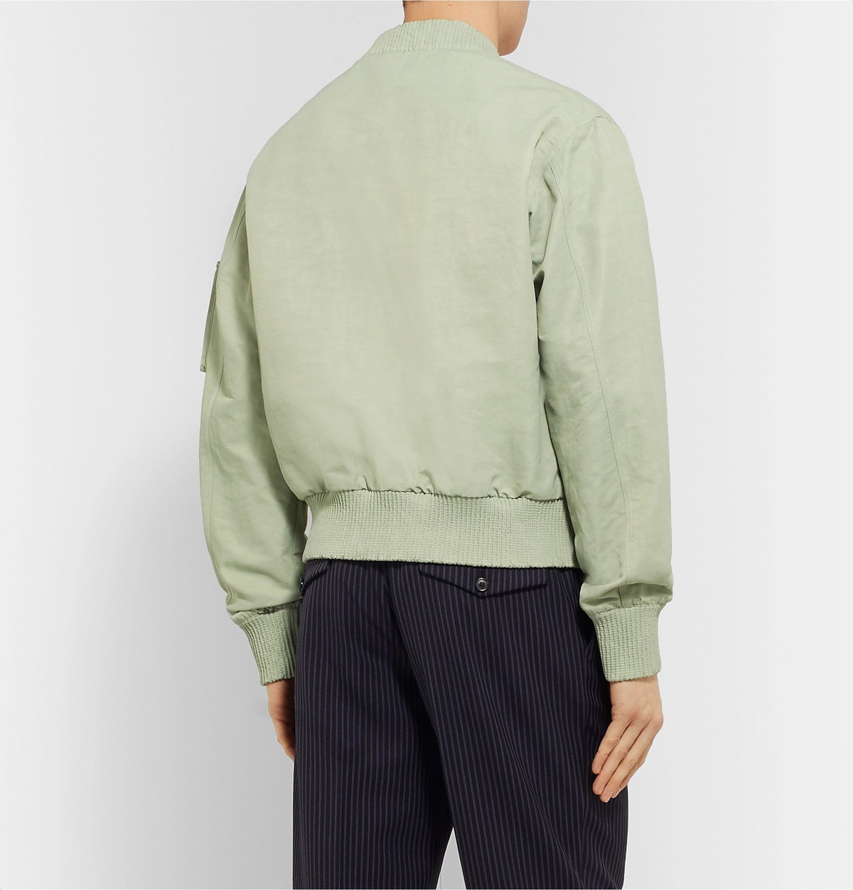 Rochas - Woven Bomber Jacket - Green