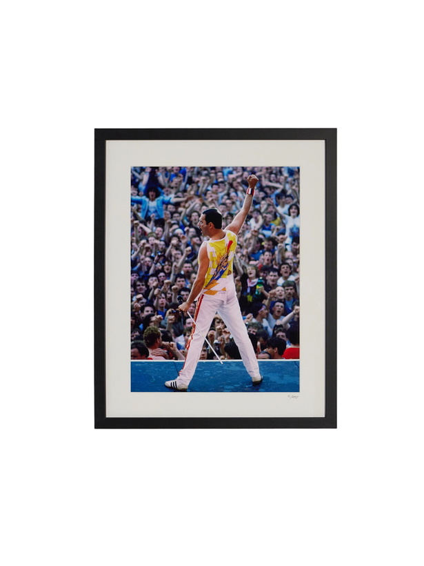 Photo: Sonic Editions - Framed 1986 Freddie Mercury at Slane Castle Print, 40"x 50"