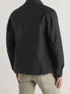 TOM FORD - Garment-Washed Brushed-Cotton Chore Jacket - Black