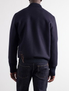 Fortela - Cruiser Wool Bomber Jacket - Blue