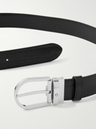 Montblanc - 3.5cm Reversible Croc-Effect Leather Belt
