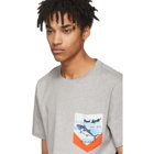 Paul Smith Grey Contrast Pocket T-Shirt