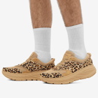 Hoka One One x Engineered Garments Bondi Sneakers in Sand Leopard Print
