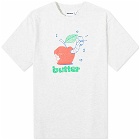 Butter Goods Men's Worm T-Shirt in Ash Grey