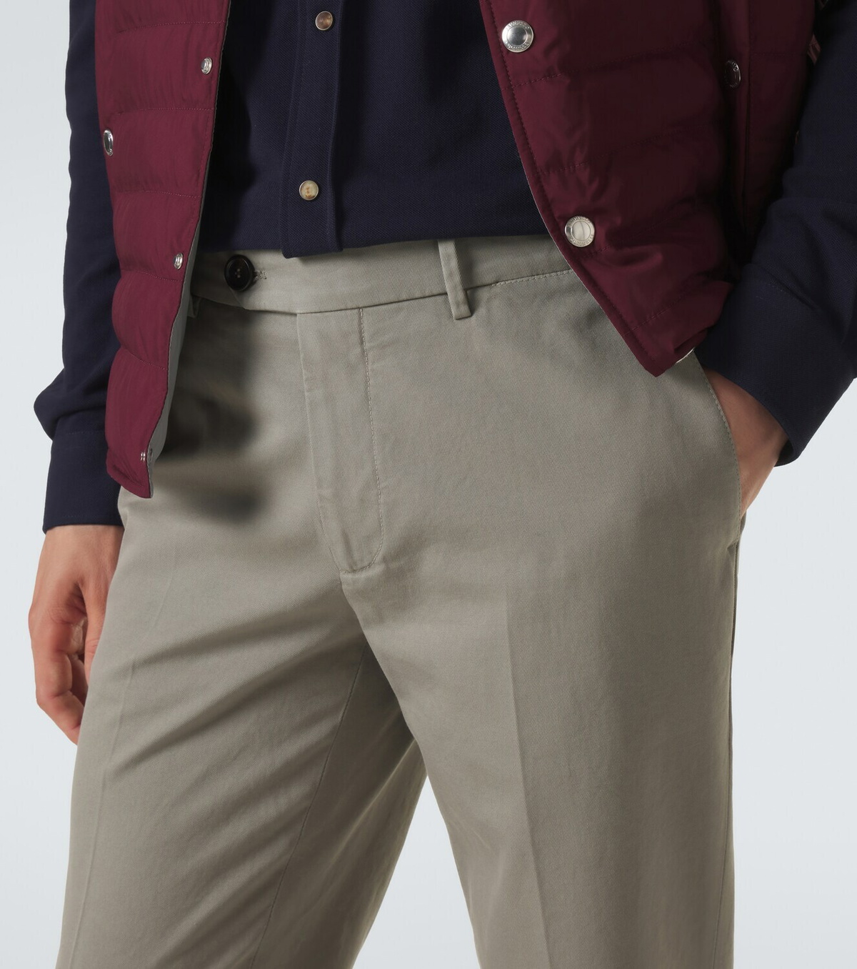Brunello Cucinelli Cotton slim pants